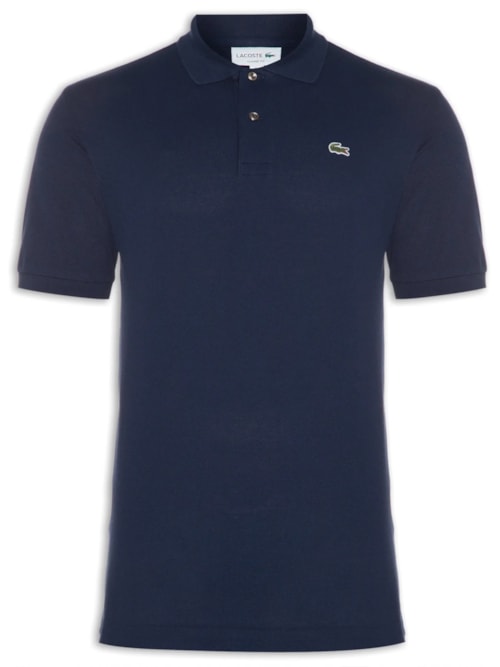 Polo Masculina Original Classic Fit L.12.12 Em Piquet De Algodão - Azul