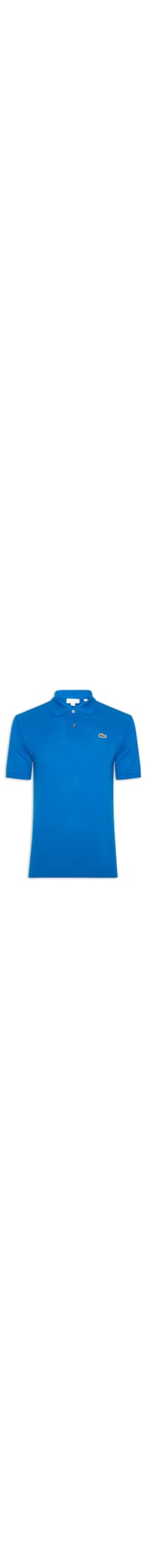 Polo Masculina Original Classic Fit L.12.12 Em Piquet De Algodão - Azul