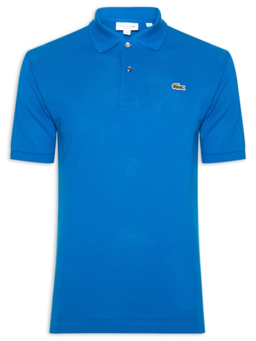 Polo Masculina Original Classic Fit L.12.12 Em Piquet De Algodão – Azul