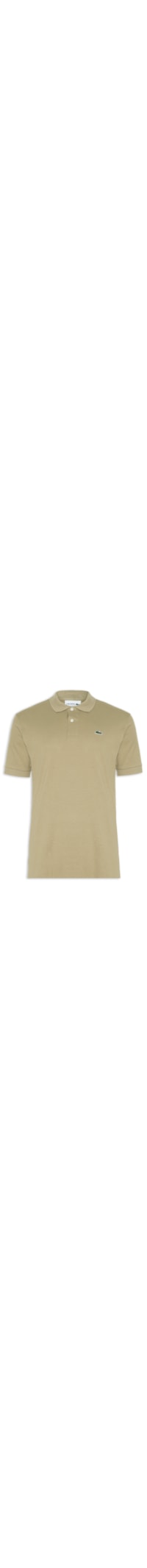 Polo Masculina Original Classic Fit L.12.12 Em Piquet De Algodão - Bege