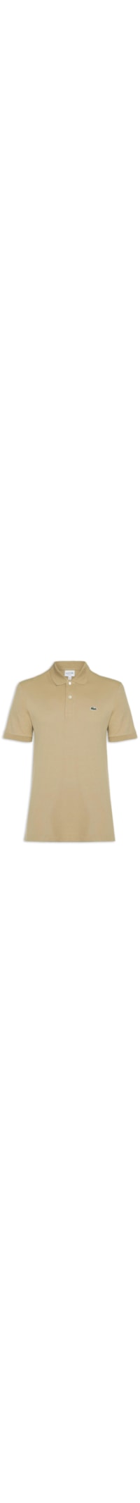 Polo Masculina Original Classic Fit L.12.12 Em Piquet De Algodão - Bege