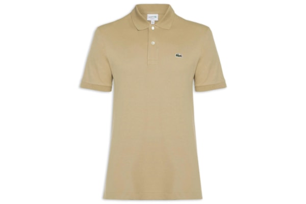 Polo Masculina Original Classic Fit L.12.12 Em Piquet De Algodão - Bege