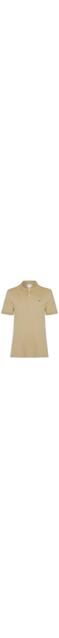 Polo Masculina Original Classic Fit L.12.12 Em Piquet De Algodão - Bege