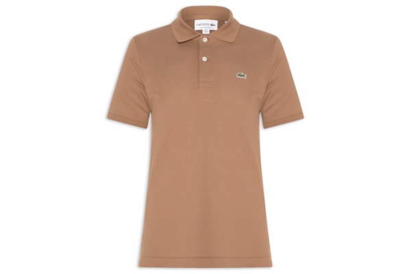 Polo Masculina Original Classic Fit L.12.12 Em Piquet De Algodão - Marrom