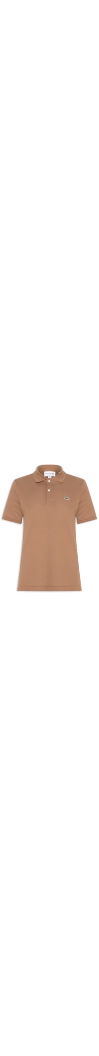 Polo Masculina Original Classic Fit L.12.12 Em Piquet De Algodão - Marrom