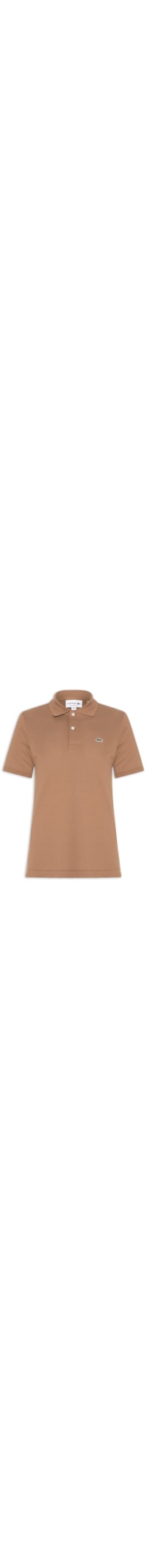Polo Masculina Original Classic Fit L.12.12 Em Piquet De Algodão - Marrom
