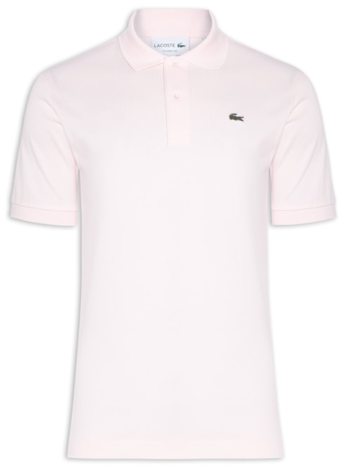 Polo Masculina Original Classic Fit L.12.12 Em Piquet De Algodão – Rosa