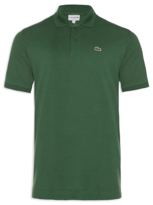 Polo Masculina Original Classic Fit L.12.12 Em Piquet De Algodão – Verde