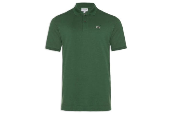 Polo Masculina Original Classic Fit L.12.12 Em Piquet De Algodão - Verde