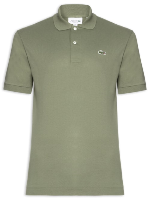 Polo Masculina Original Classic Fit L.12.12 Em Piquet De Algodão – Verde