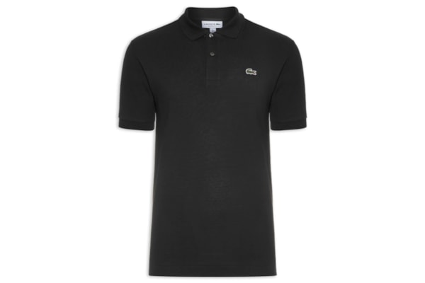 Polo Masculina Original Classic L.12.12 Em Piquet De Algodão - Preto
