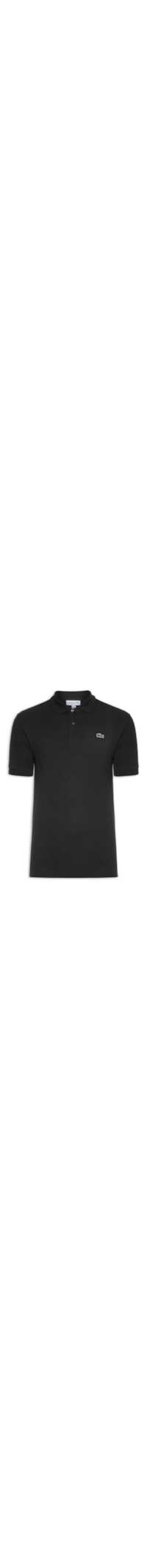 Polo Masculina Original Classic L.12.12 Em Piquet De Algodão - Preto