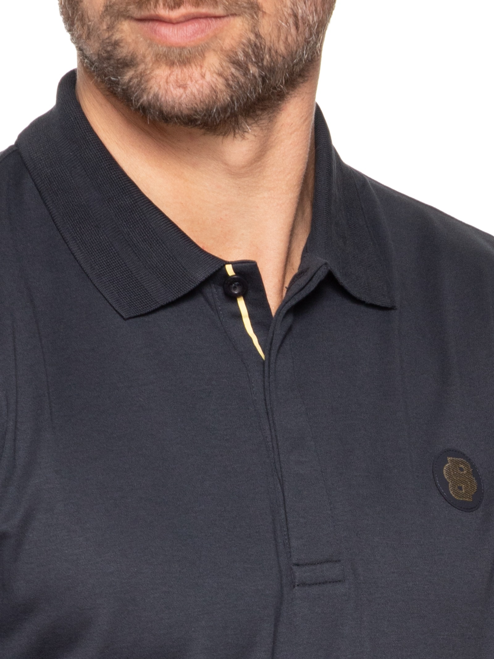 Polo Masculina Paddy Azul Boss