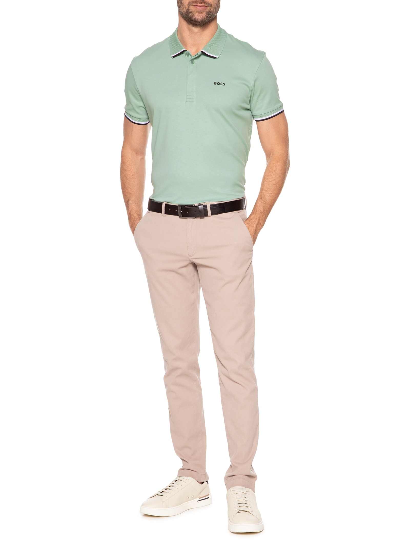 Polo Masculina Paddy Lux Heritage Verde Boss