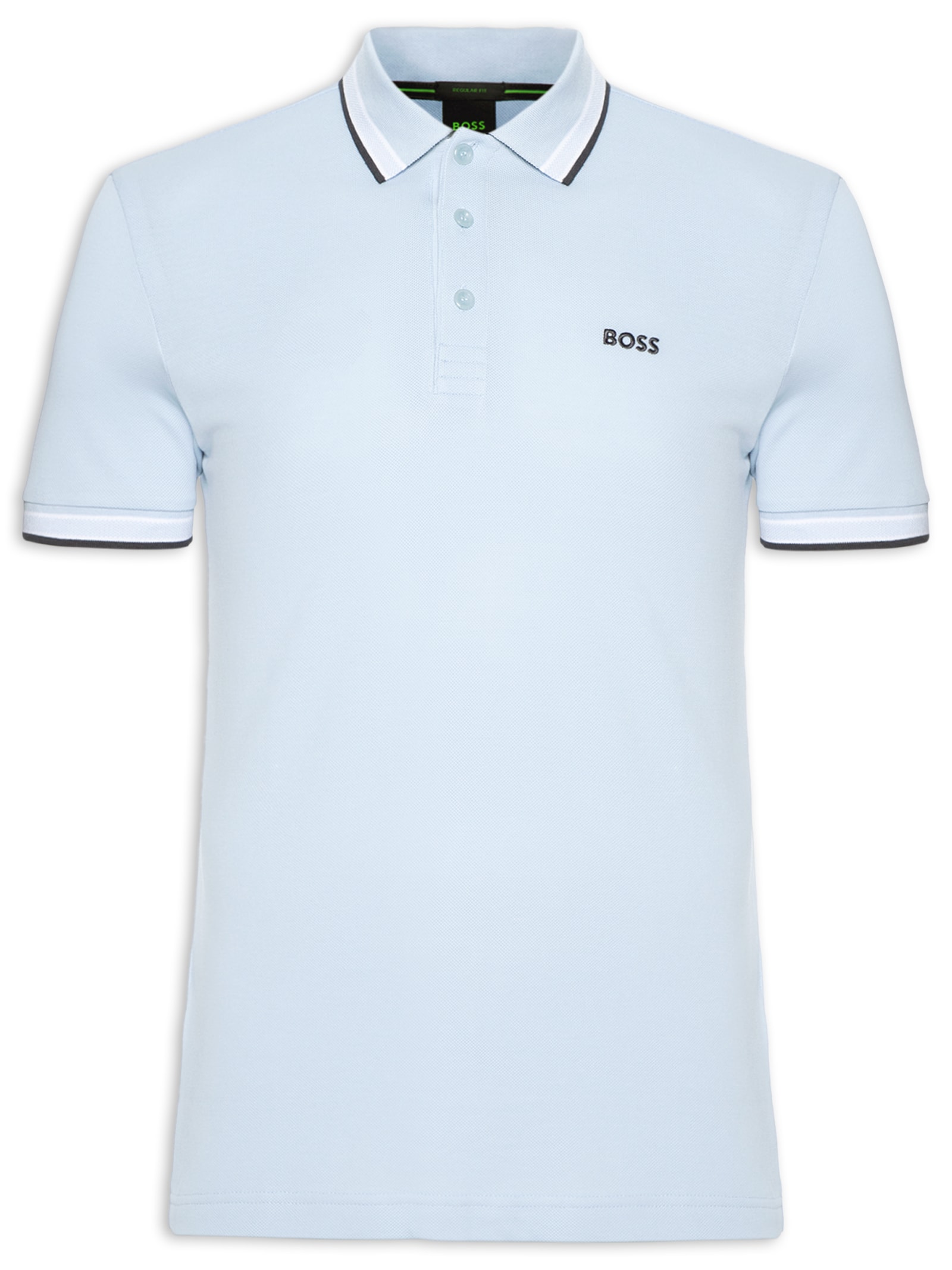 Polo Masculina Paddy Regular Fit  Azul Boss