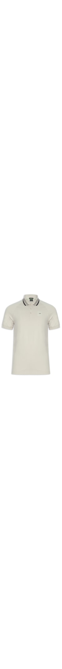 Polo Masculina Paddy Rib - Bege