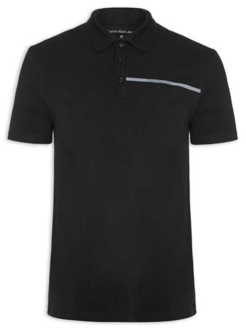 Polo Masculina Palito – Preto