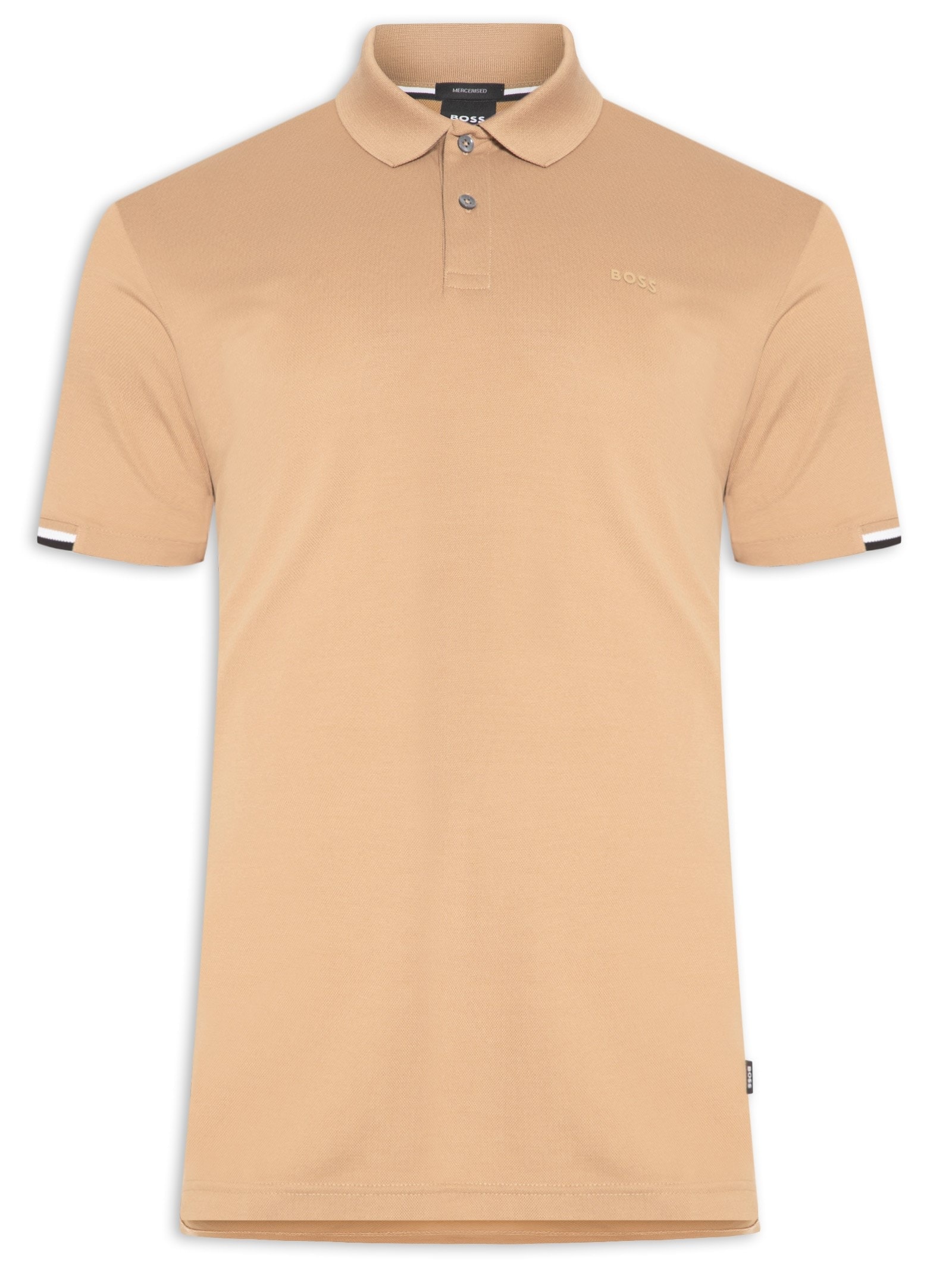 Polo Masculina Parlay Marrom Boss