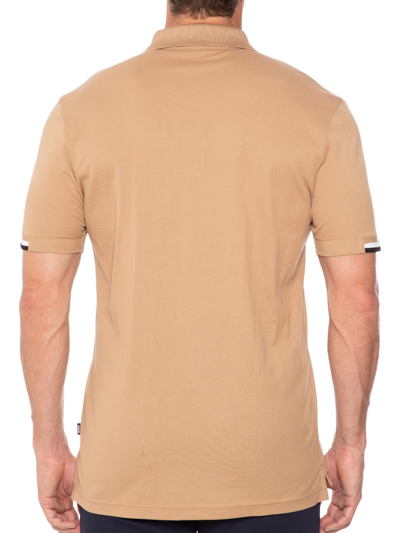 Polo Masculina Parlay Marrom Boss