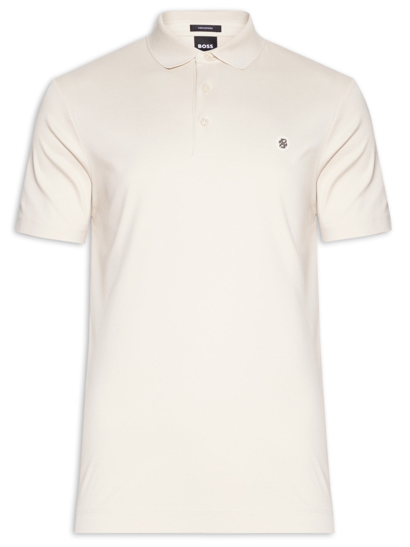 Polo Masculina Parris Regular fit Branco Boss