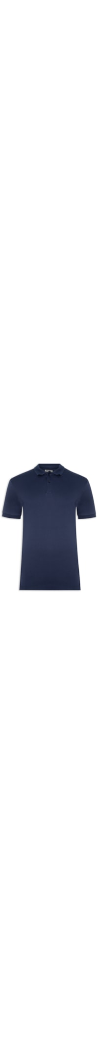 Polo Masculina Pima - Azul
