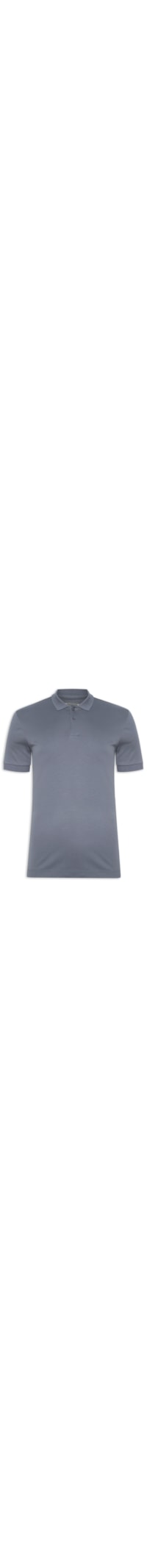 Polo Masculina Pima - Cinza