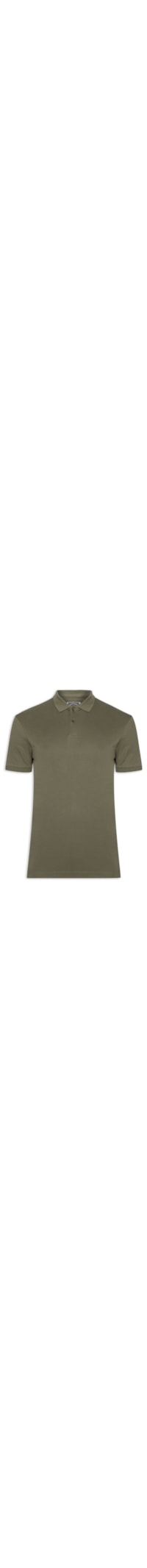 Polo Masculina Pima Cotton - Marrom