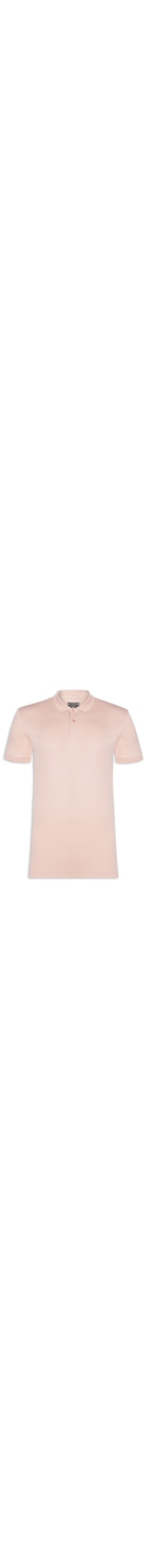 Polo Masculina Pima Cotton - Rosa