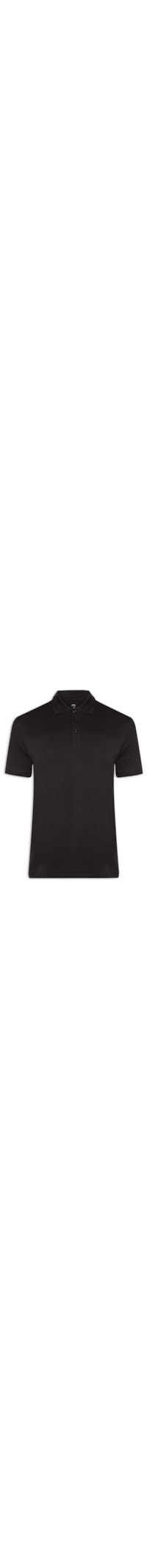 Polo Masculina Pima Manga Curta Regular Fit - Preto