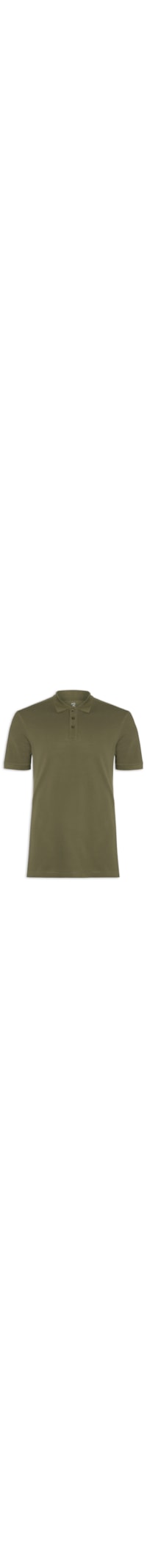 Polo Masculina Pima Manga Curta Regular Fit - Verde