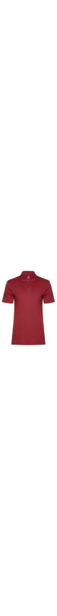 Polo Masculina Pima Manga Curta Regular Fit - Vermelho