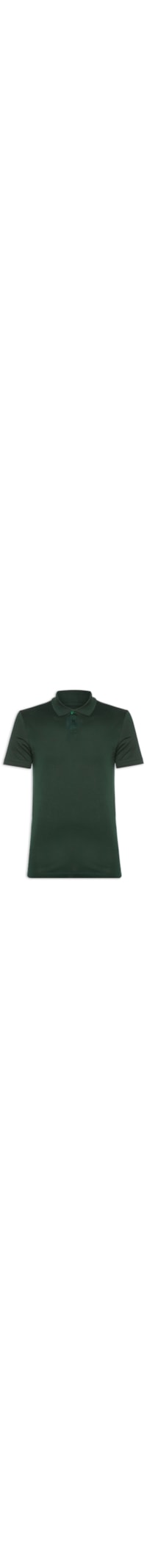 Polo Masculina Pima Manga Curta Slim - Verde
