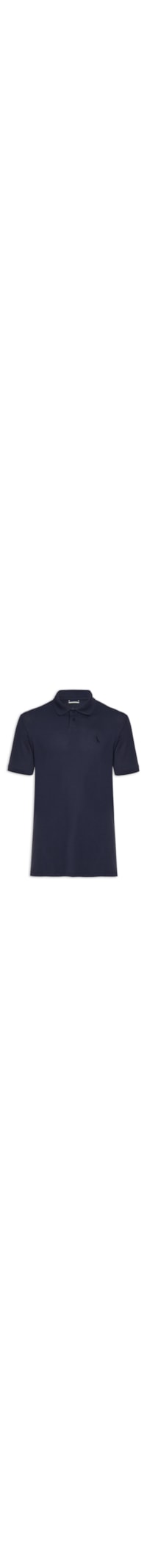 Polo Masculina Pima Piquet - Azul