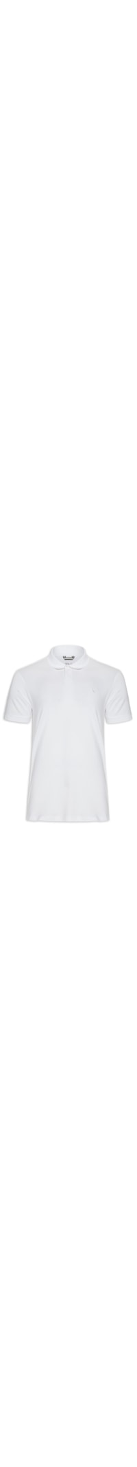Polo Masculina Pima Piquet - Branco