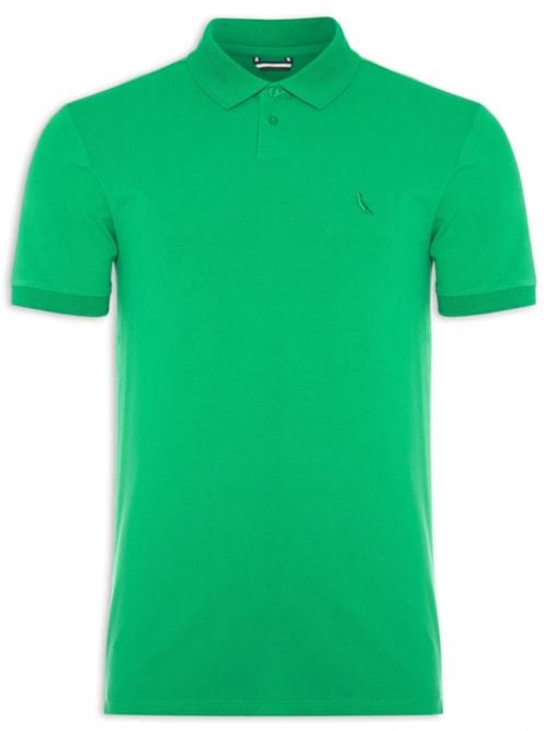 Polo Masculina Pima Piquet – Verde