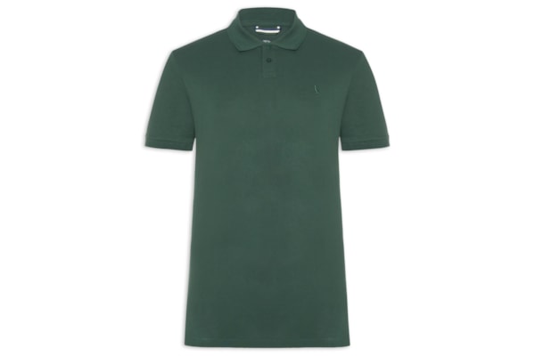 Polo Masculina Pima Piquet - Verde