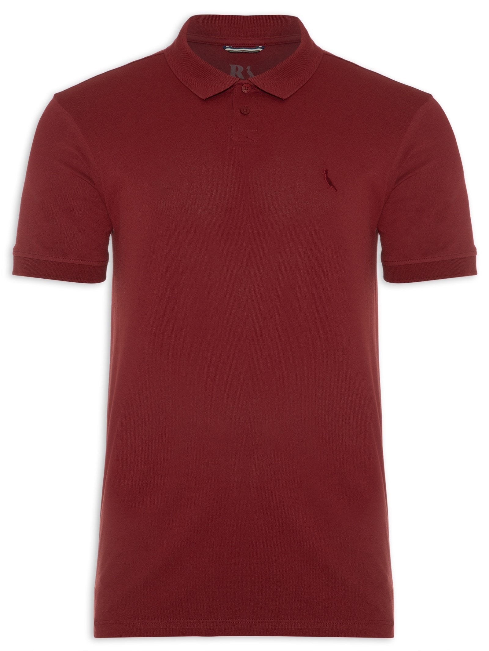 Polo Masculina Pima Piquet Vermelho Reserva