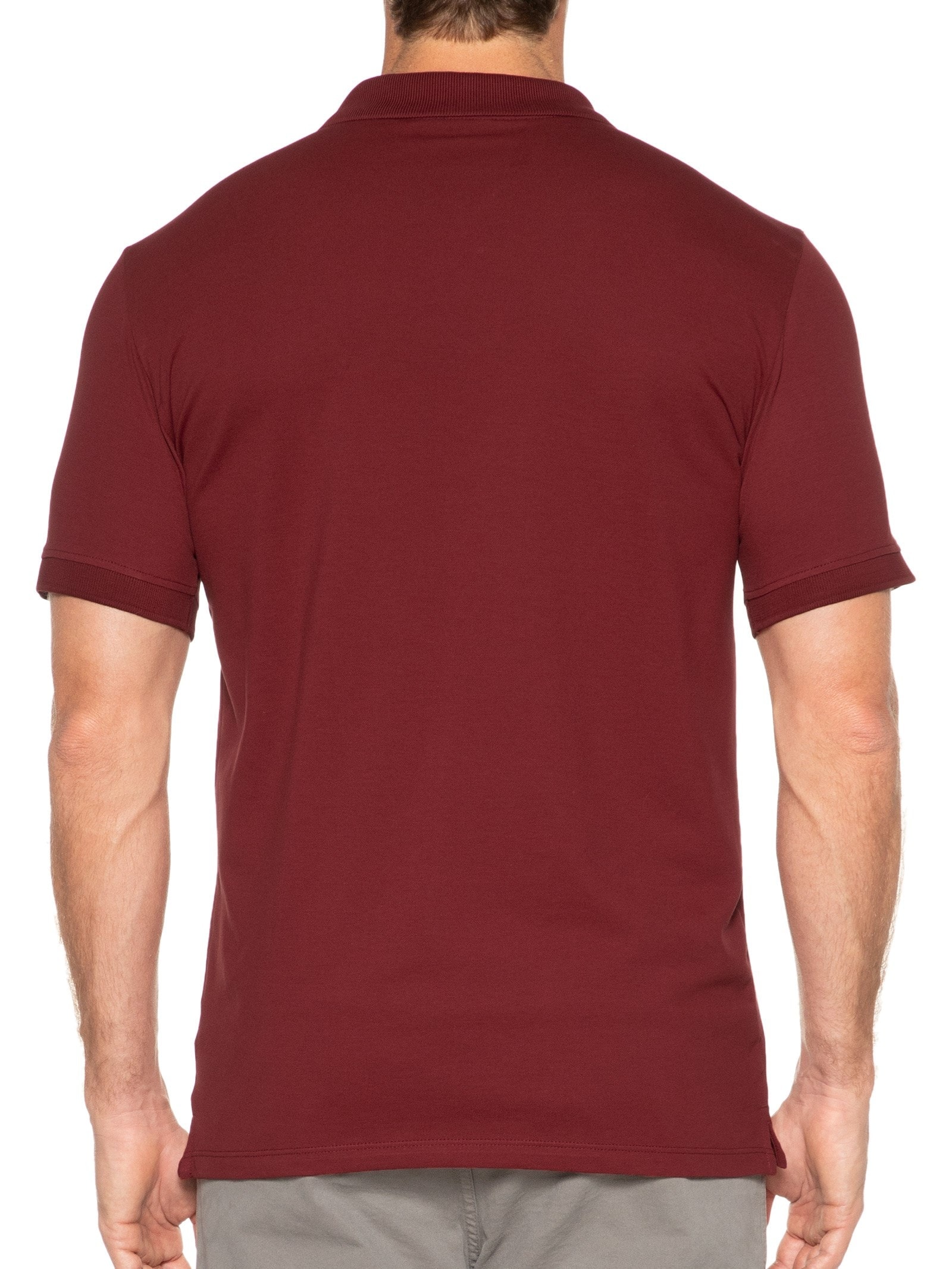 Polo Masculina Pima Piquet Vermelho Reserva