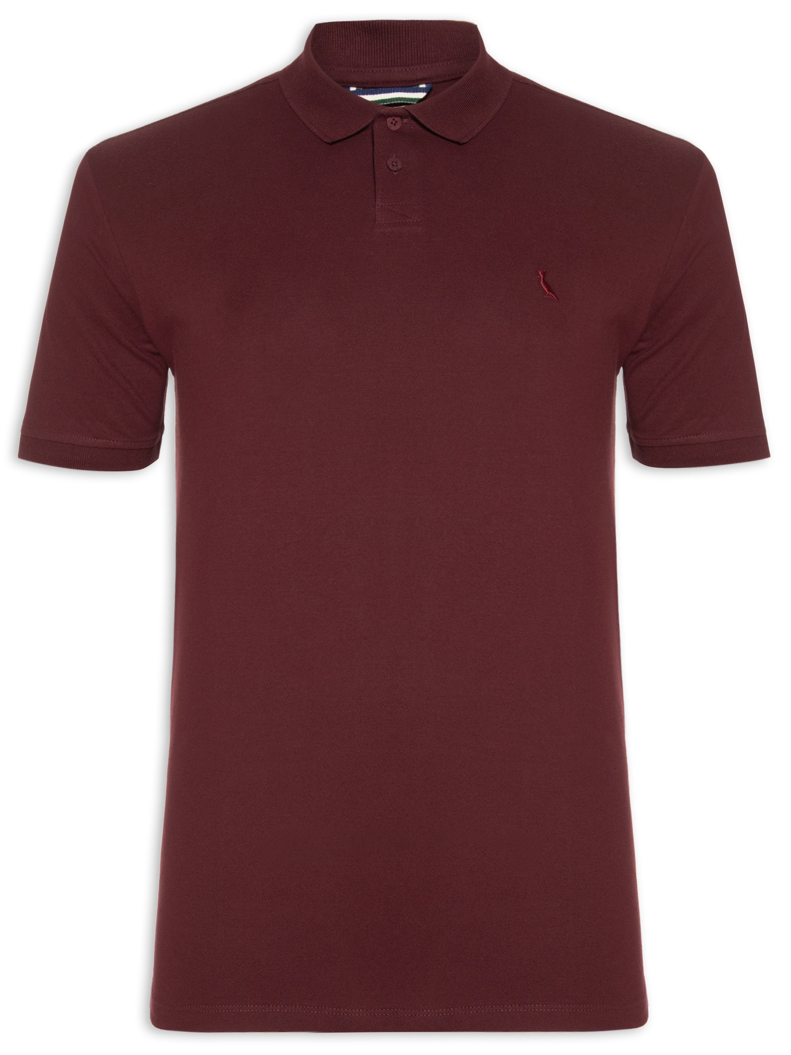 Polo Masculina Pima Piquet – Vermelho Reserva