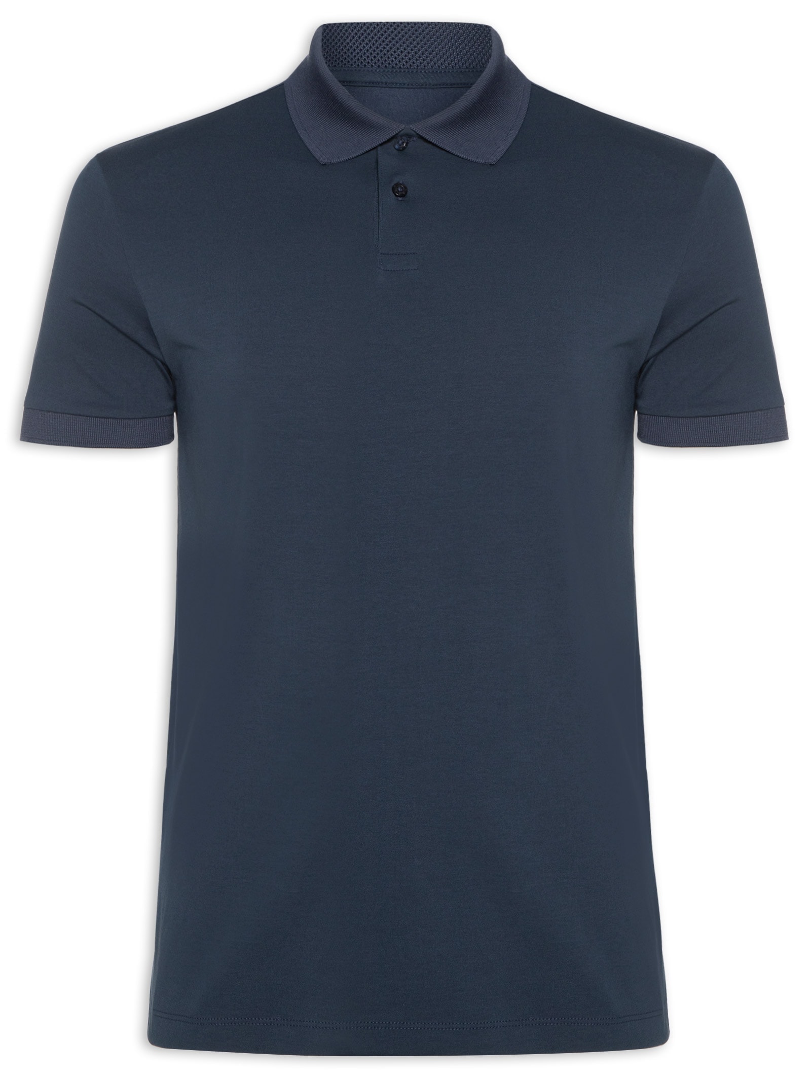 Polo Masculina Pima Tech Azul Reserva