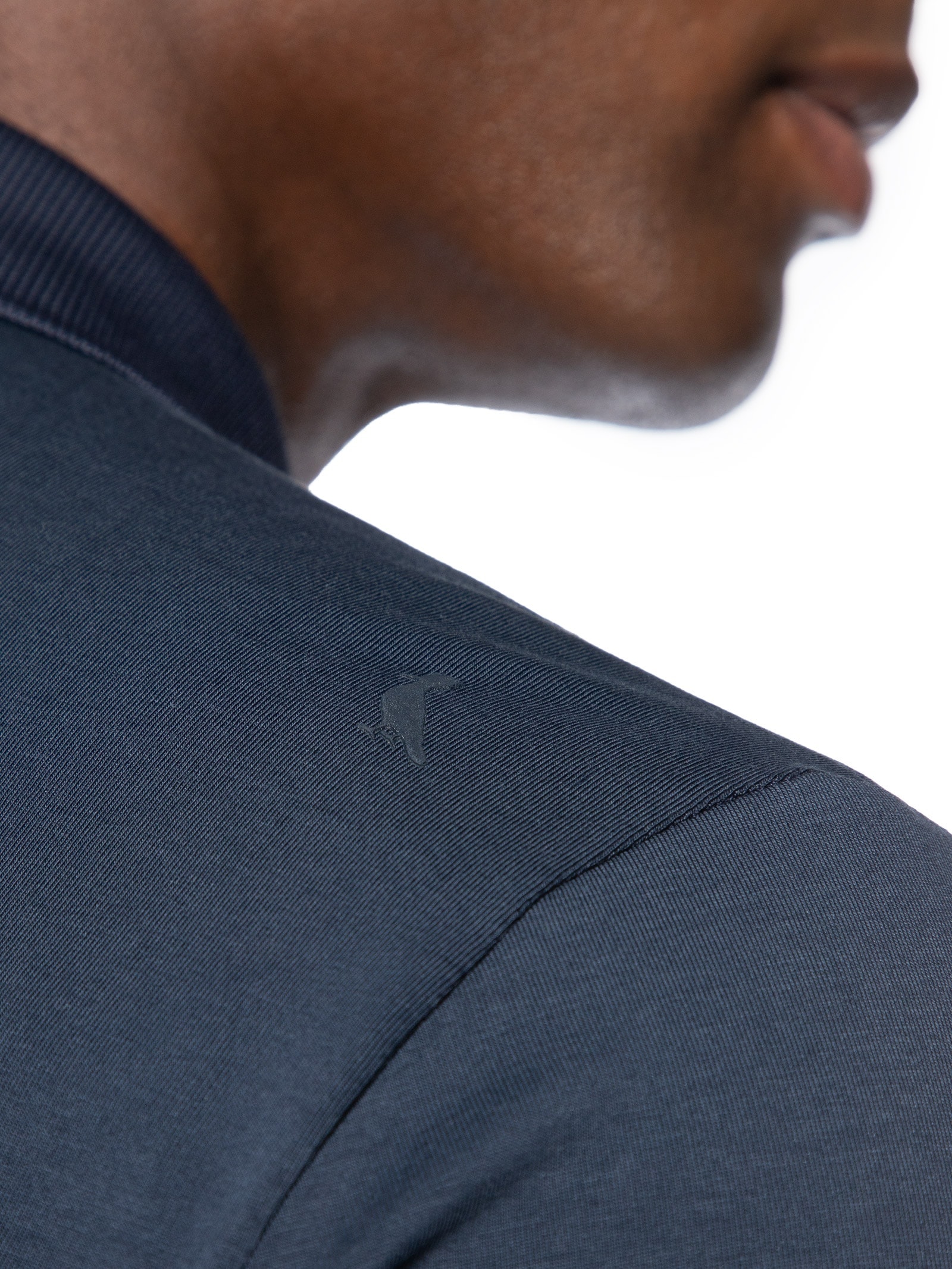 Polo Masculina Pima Tech Azul Reserva