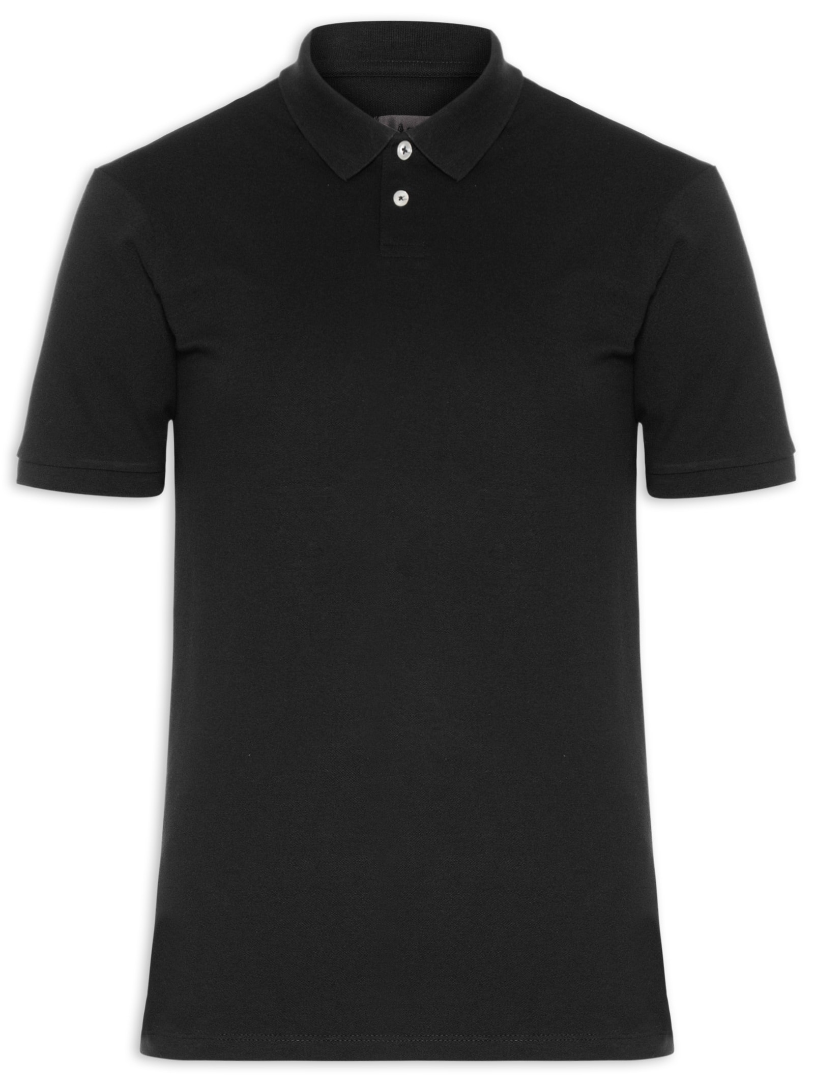 Polo Masculina Piquet Algodão Stretch Preto Oficina Reserva