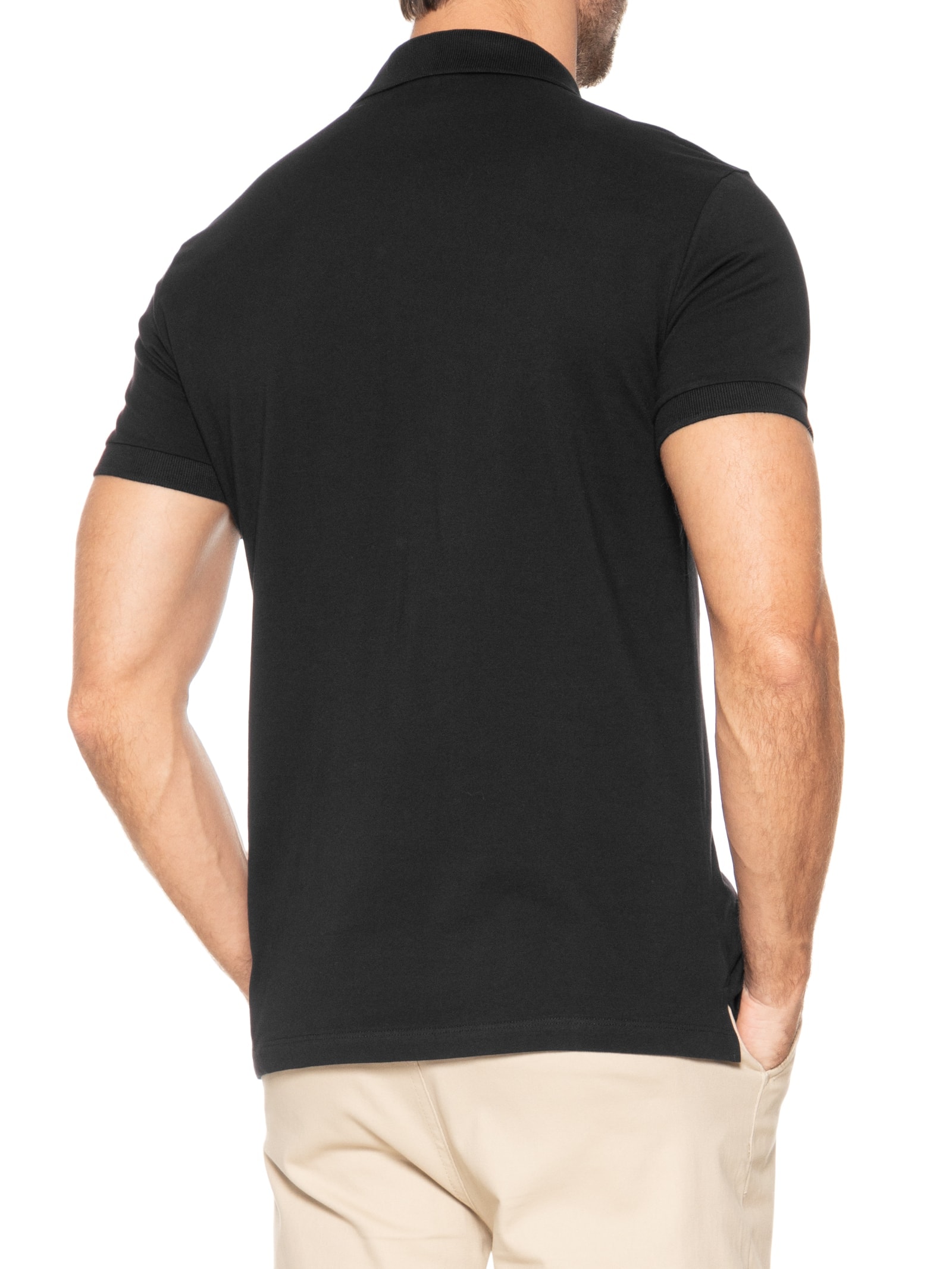 Polo Masculina Piquet Básica Namorados  Preto Reserva