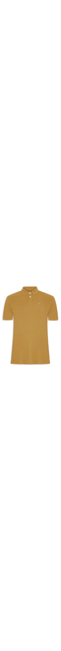 Polo Masculina Piquet Basica Rio - Amarelo