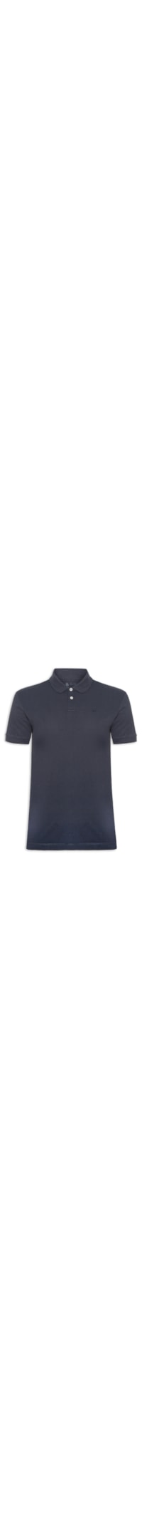 Polo Masculina Piquet Básica Rio - Azul