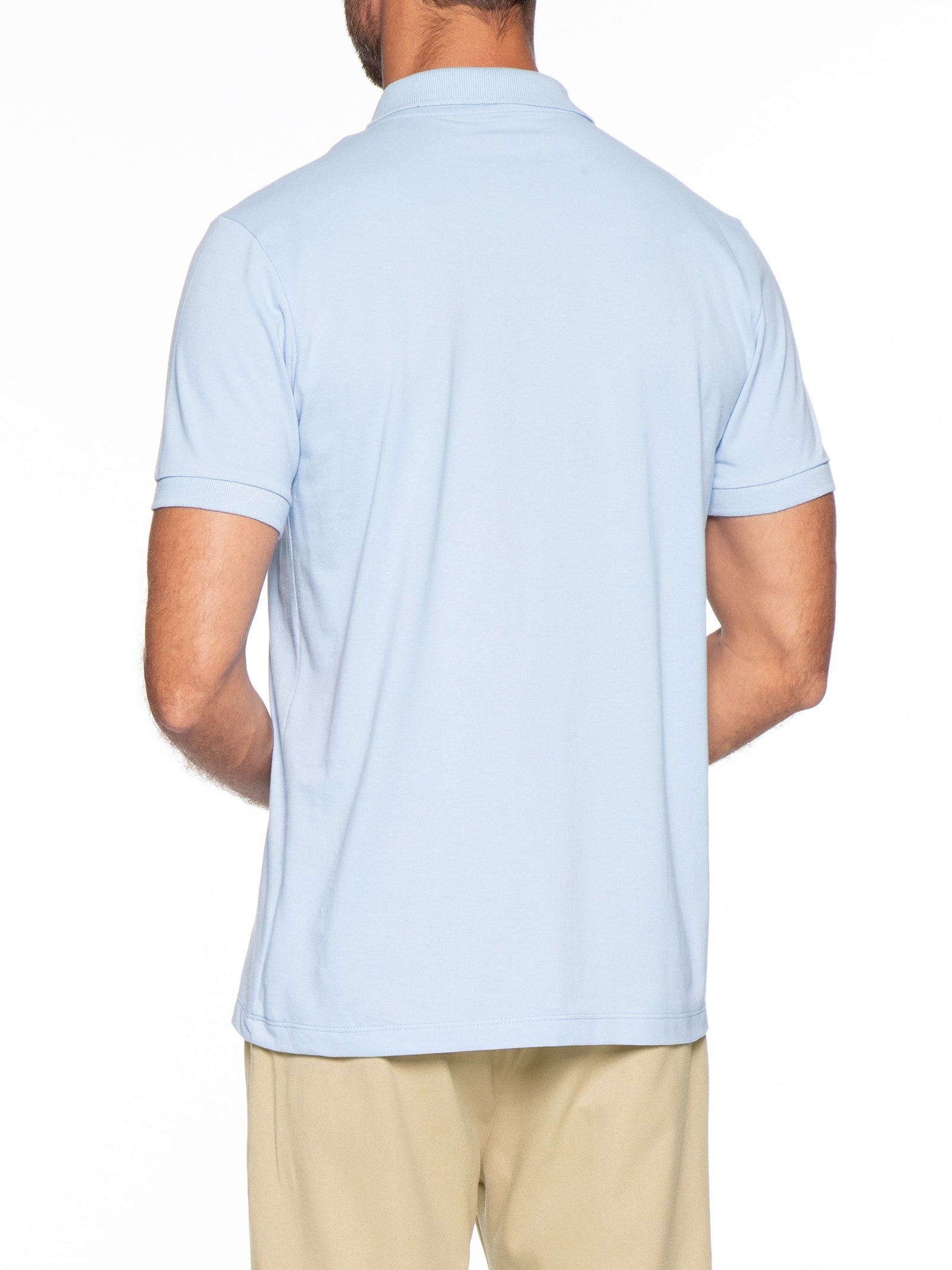 Polo Masculina Piquet Básica Rio Azul Foxton