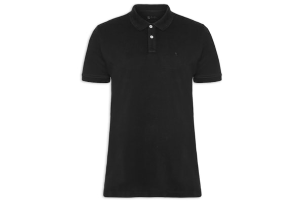Polo Masculina Piquet Básica Rio - Preto