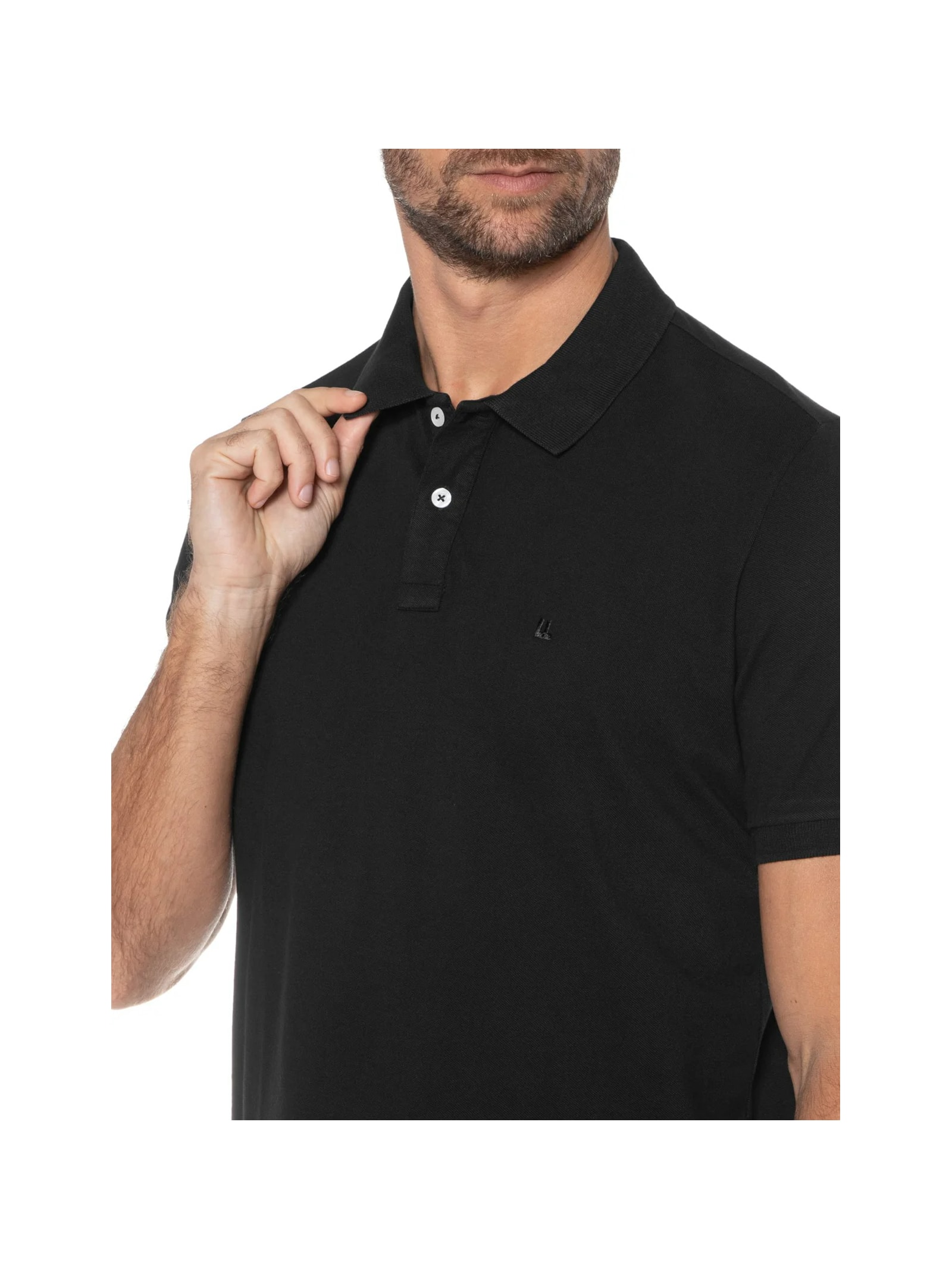 Polo Masculina Piquet Básica Rio Preto Foxton