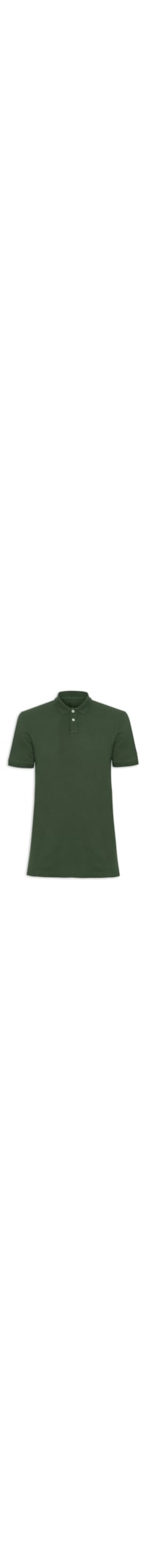 Polo Masculina Piquet Básica Rio - Verde