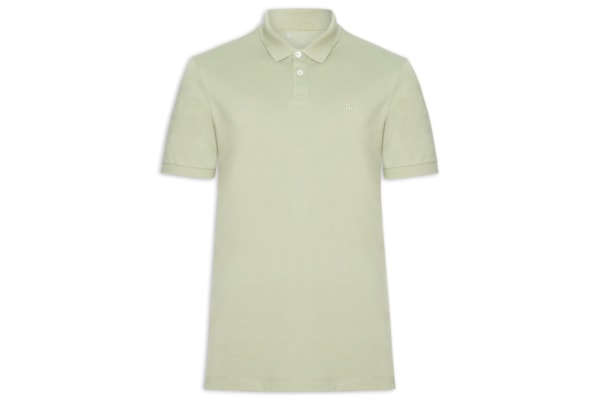 Polo Masculina Piquet Básica Rio - Verde